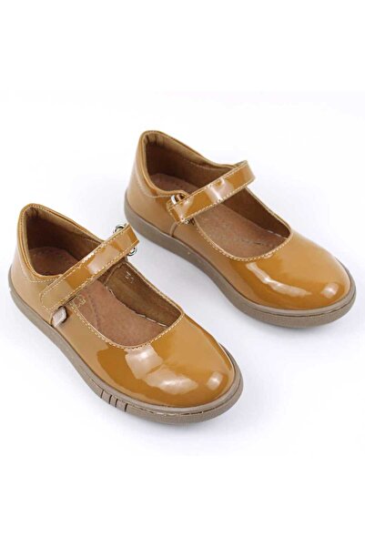 tino Balerini usori , din piele naturala lacuita , pentru copii , cu talpa gr...