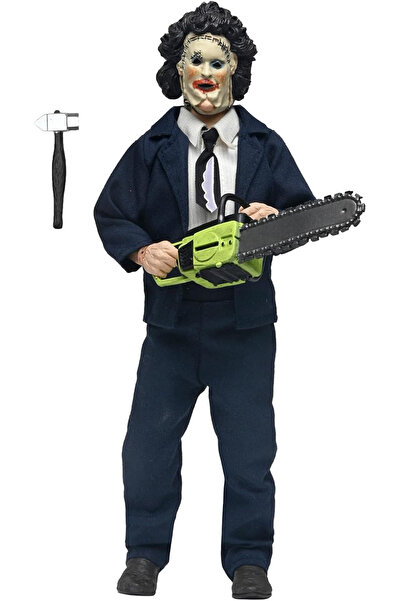 Neca Figurină de acțiune îmbrăcată Leatherface aniversară de 50 de ani (20 cm)