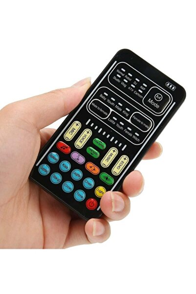 Generic Portable Voice Changer, 2rd Generation i9 Live Sound Card, Cool Light...
