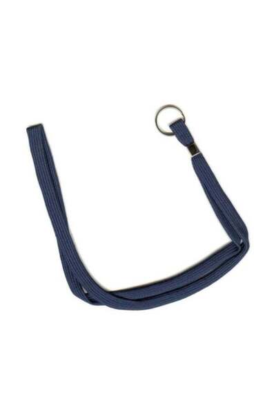 Bindermax 50-Piece Name Badge Holder With Ring Set Blue