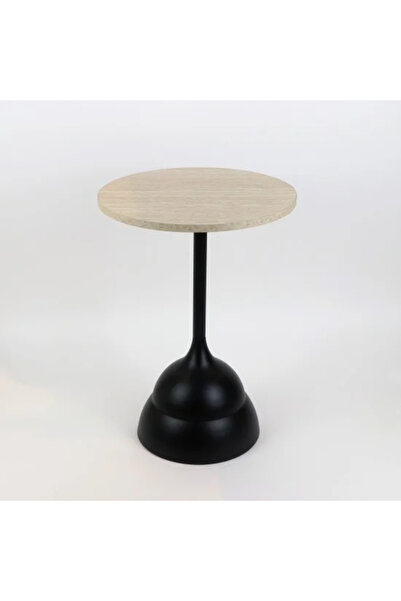 Generic Modern design side table with a wooden top