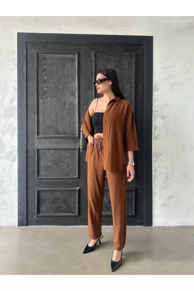 Füme Linen Bottom and Top 2-Piece Set