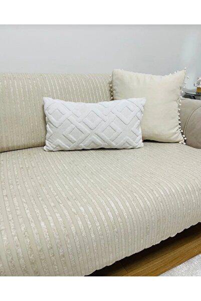 Deneme Zamanı Sofa Cover Non-Slip Striped 170X210 1 Piece