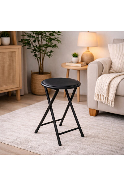 Sani Folding Stool, 30 x 45 cm, Black