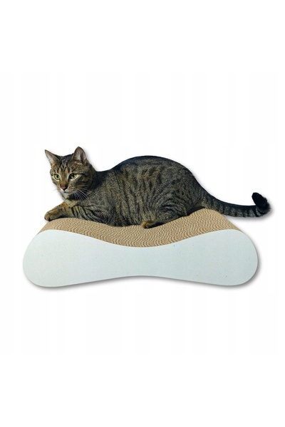 Mruu&Pruu cardboard cat scratching post 59x16x30 cm Nina