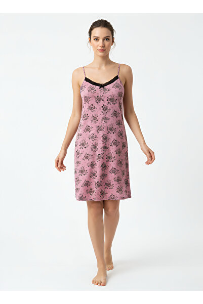 PİJAMOON ÇİÇEK DESENLİ GECELİK