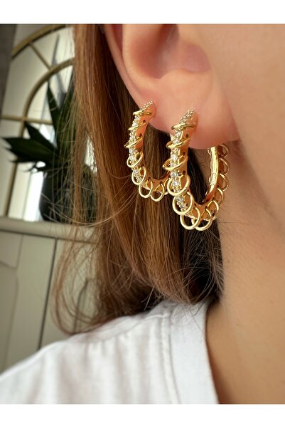 ToffyStore Vip Design Hoop Earrings Pp