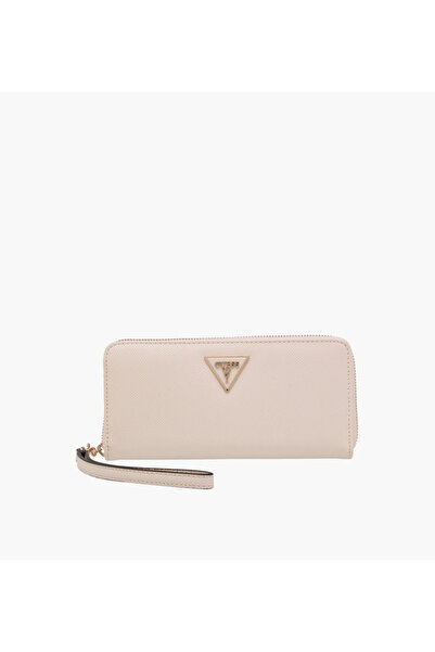 Guess Laurel Textured Wallet with Wristlet Strap