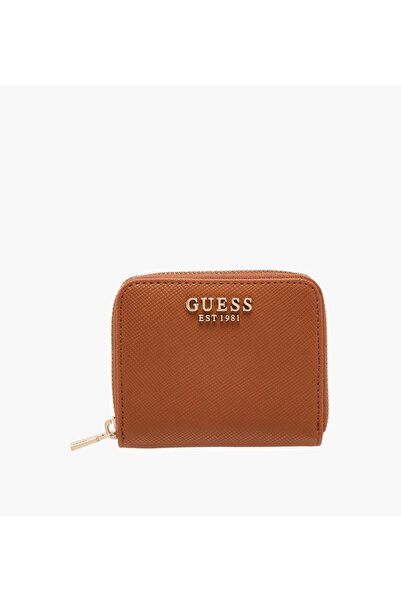 Guess Laurel II SLG Textured Wallet with Zip Closure