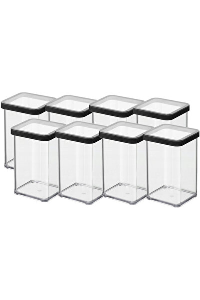 Other Recipiente alimentare pătrate pentru delicatese 8x1L LOFT negre ROTHO