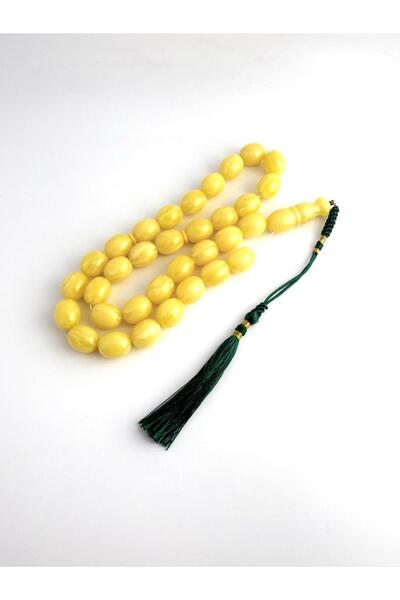 221331 سبحة انيقة مصنوعة من تراب الكهرمان، كركوشة مصنوعة يدويا