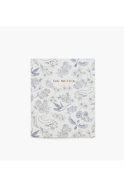 Lifestyle Bird Print Hardcover Journal - 80 Pages