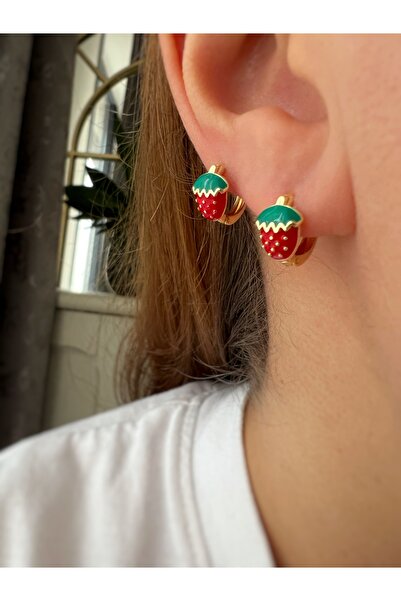 ToffyStore Vip Strawberry Earrings