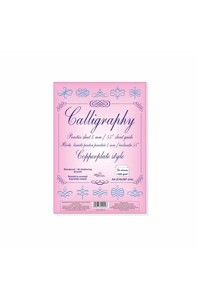 Libra Top 30 Sheets Practice Calligraphy – Copperplate Style
