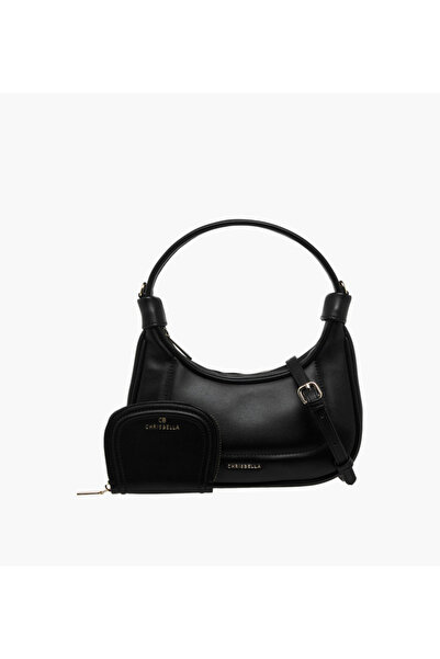 Chrisbella Monotone Baguette Bag with Wallet