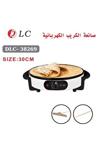 DLC D L C Electric Crepe Maker, 30cm Size, 1500W Power