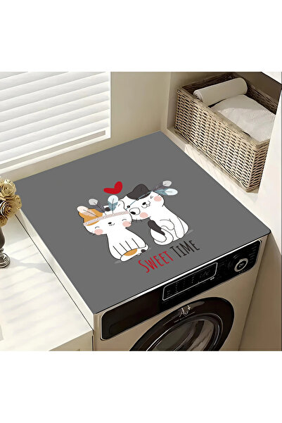 BLGHOME Çamaşır Makinesi Kurutma Makinesi Örtüsü Koruma Pedi Sıvı Geçirmez Ma...