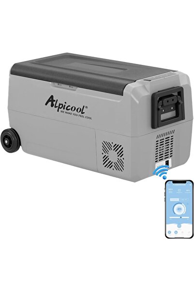 Alpicool ثلاجة سيارة محمولة T36 سعة 36 لترًا