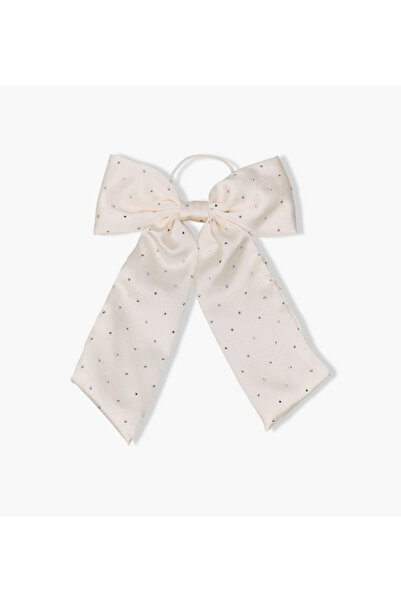 Lifestyle ربطة شعر على شكل فيونكة بتصميم مزخرف