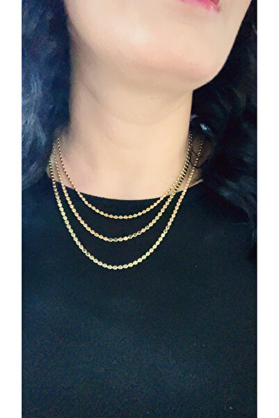 Xuping 14 k Dövme Zincir kolye 50 cm