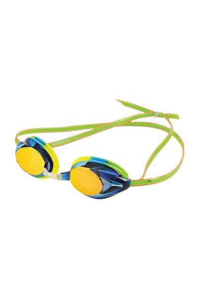 Dolfini Dolfin Charger Reflex swimming goggles with blue mirrored lenses