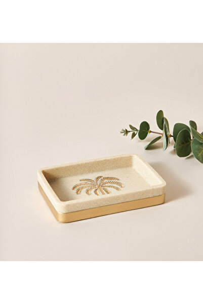 Lifestyle Palm Tree Embossed Soap Dish