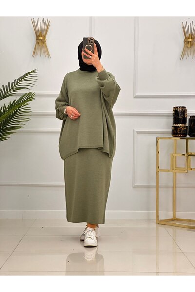 Summer Store Nova Bol Cut Tricot Skirt Tunic Set