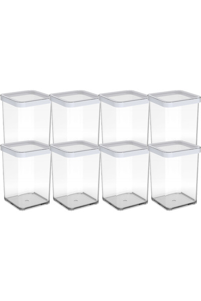 Other Recipient pătrat pentru dulciuri 8x1L LOFT alb