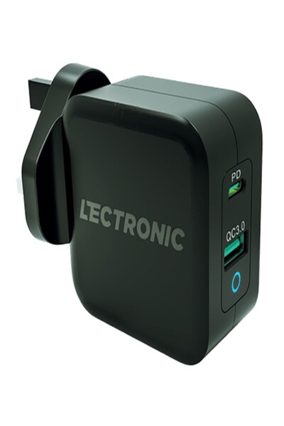 LeCtronic 65W 2-Ports(A+C) Wall Charger With GaN Technology