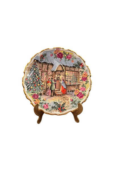 tayfuntufan antika koleksiyon Royal Albert English Christmas Themed Decorativ...