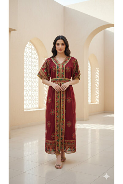 Maison Emarat Haq Al Leila edition traditional jalabiya kaftan Dress