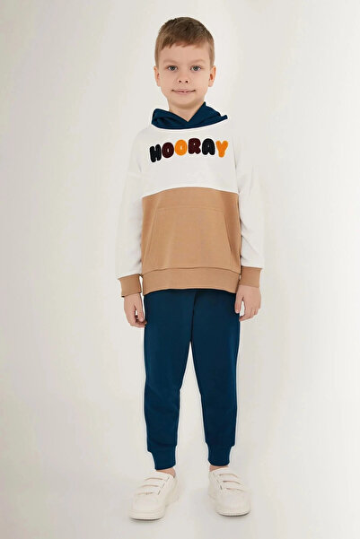 Rolypoly Σετ φόρμας για αγόρι Hooray White Brown