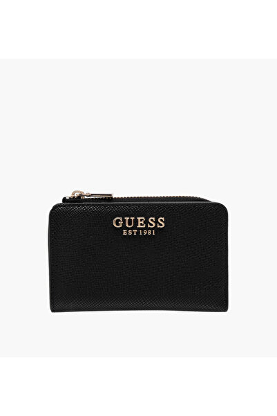 Guess Laurel II SLG Textured Card Holder with Zip Closure