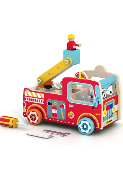 Picodino Autospecială de pompieri Busy Board cu sunete