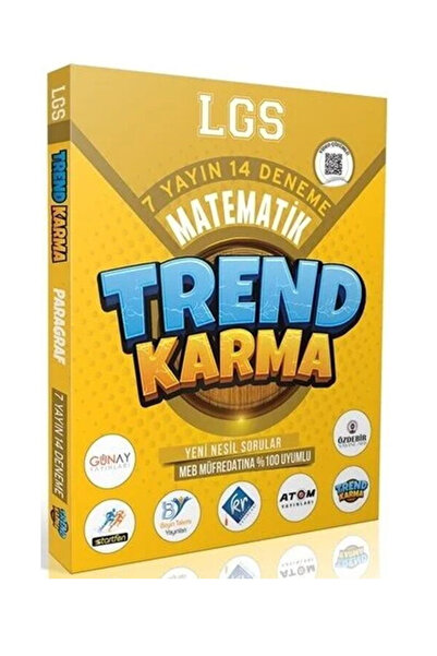 Efsane Yayınları 8.Sınıf Trend Karma LGS Matematik Deneme - 7 Yayın 14 Deneme...