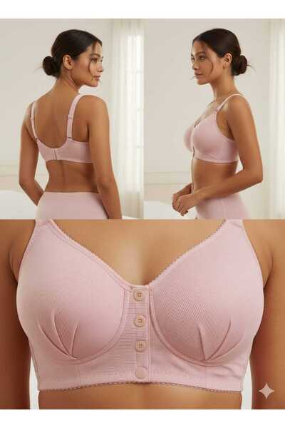 M.F.Ö LİNGERİE Front-Fastened Tippled Bra