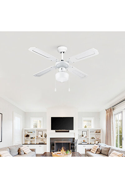 stratecht Vantilatörlü Avize Tavan Tipi Vantilatör Pervane Avize Pervaneli La...