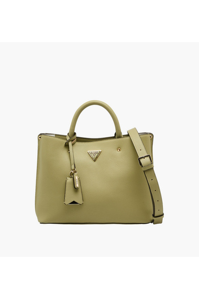 Guess حقيبة حمل Meridian Girlfriend Charm مع حزام كتف قابل للفصل