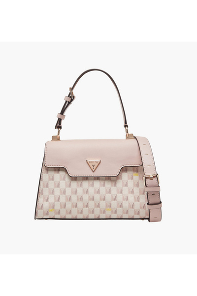 Guess G WAVE II Printed Satchel Bag with Detachable Strap