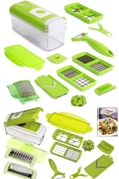 Munico Kesme Rendeleme Mutfak Pratik Doğrayıcı Parça Makinesi Sebze Tüm Prati...