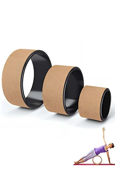 Taimi 3-piece Yoga Wheel Set - Non-slip for Back and Shoulder Pain Relief and...