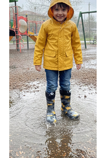 Hızlı Al ERKEK ÇOCUK İÇİ POLAR KAR VE YAĞMUR ÇİZMESİ.(BEDEN TABLOSUNA BAKINIZ...