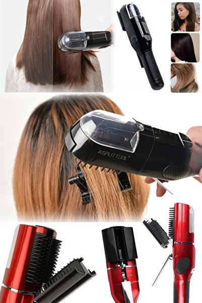 Saç Düzleştirici Profesyonel Dakikalar Içinde Saç Şekillendirici Şarjlı Saç Kırıkları Giderici Cihaz