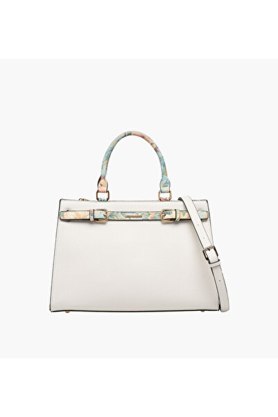 SASHA حقيبة تسوق جولي بطبعة زهور مع مقبضين