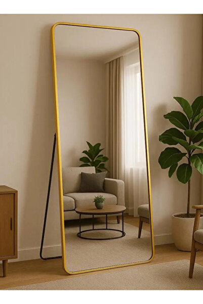 Taimi Large Mirror With Elegant Design 160x50 Cm-full Length Mirror With Gold...