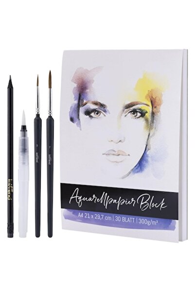 DELPI Set blocuri de desen acuarelă, A4, 30 de coli, 300 g