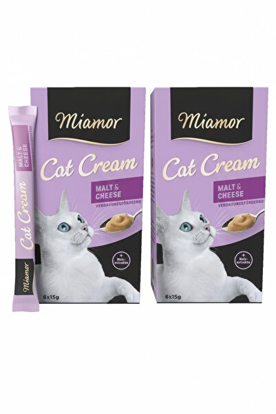 Miamor Cream Malt-Peynir Kedi Ödülü 2 Paket 6X15 G