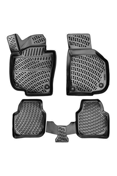 Umbrella Set Covorase Auto Cauciuc Pentru Skoda Superb Ii B6 2008-2015