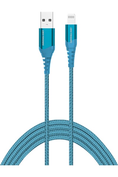 LeCtronic USB A- Lightning Cable for Sync/charging ,MFI certified , Nylon Typ...
