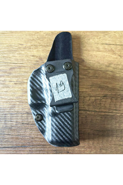 Aresoutdoors Glock19 İçin Kadife İç Kaplama Karbon Taşıma Kaydex Kılıf